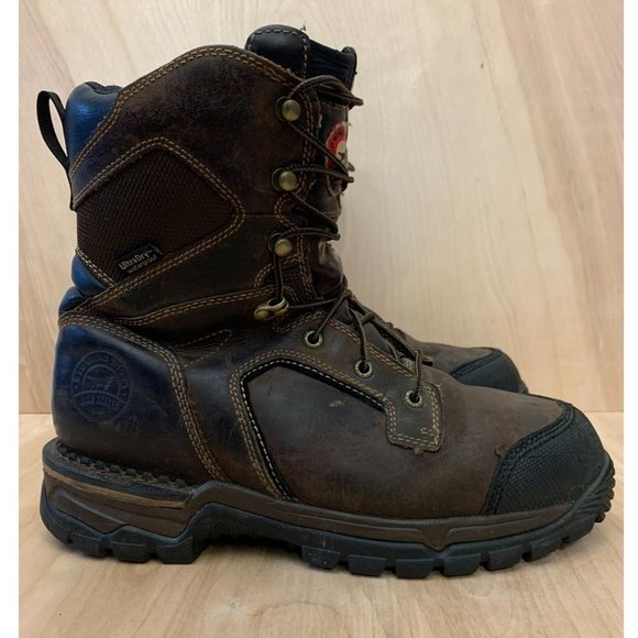 Red Wing Irish Setter Work Boots Steel Toe Size